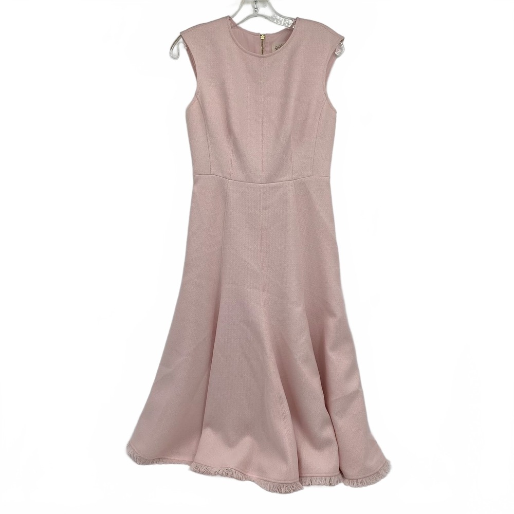 Eliza J Pink Midi Dress A-Line Silhouette | Womens 2